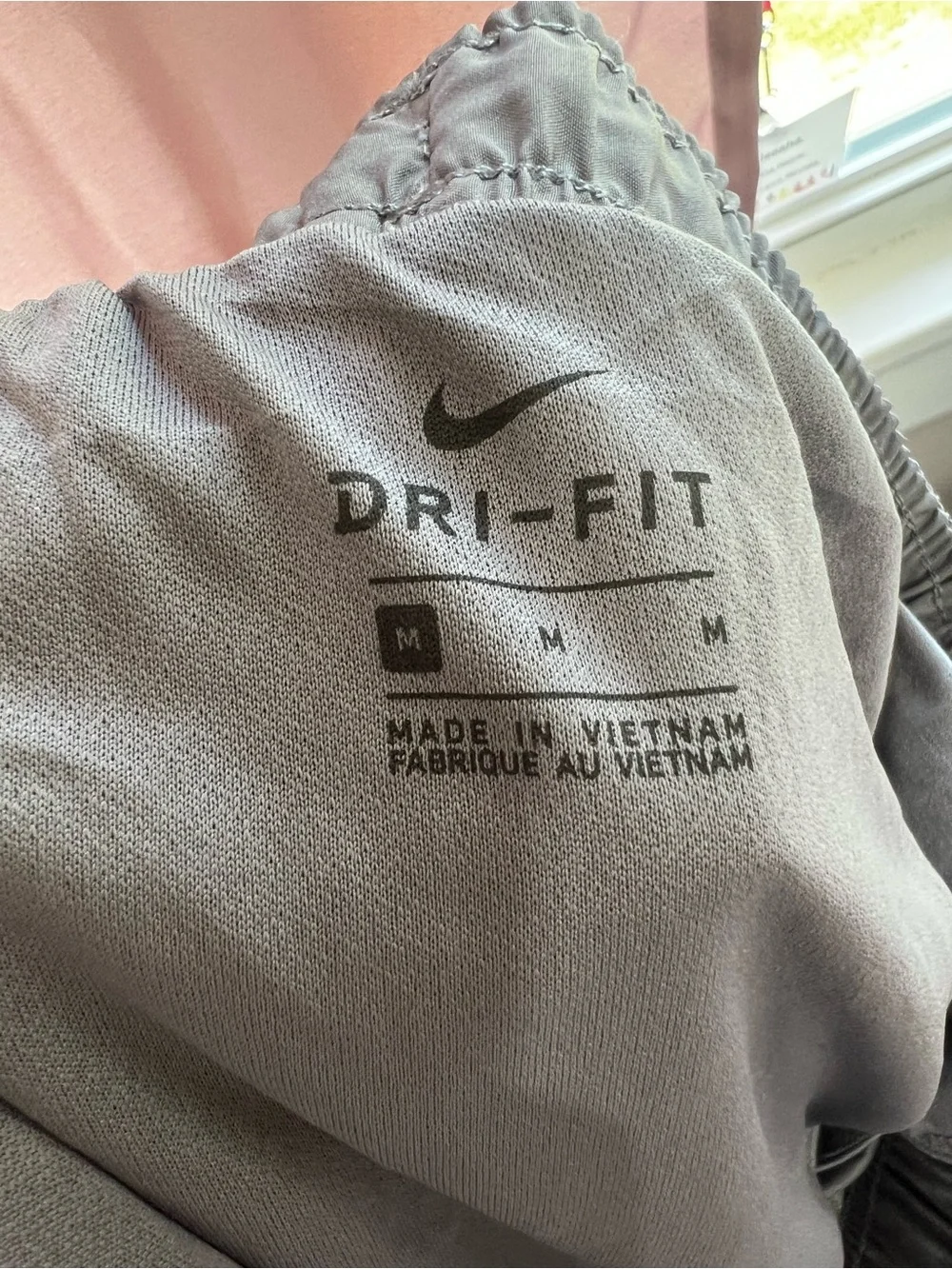 Nike Gray Women's Athletic Running Shorts with Swoosh